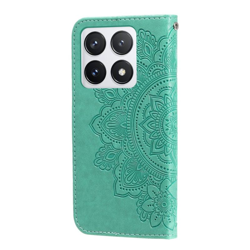 Kožna Futrola Xiaomi 14t Pro Otisak Mandale