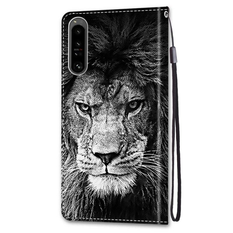Flip Futrola Sony Xperia 1 IV Lanyard Lion
