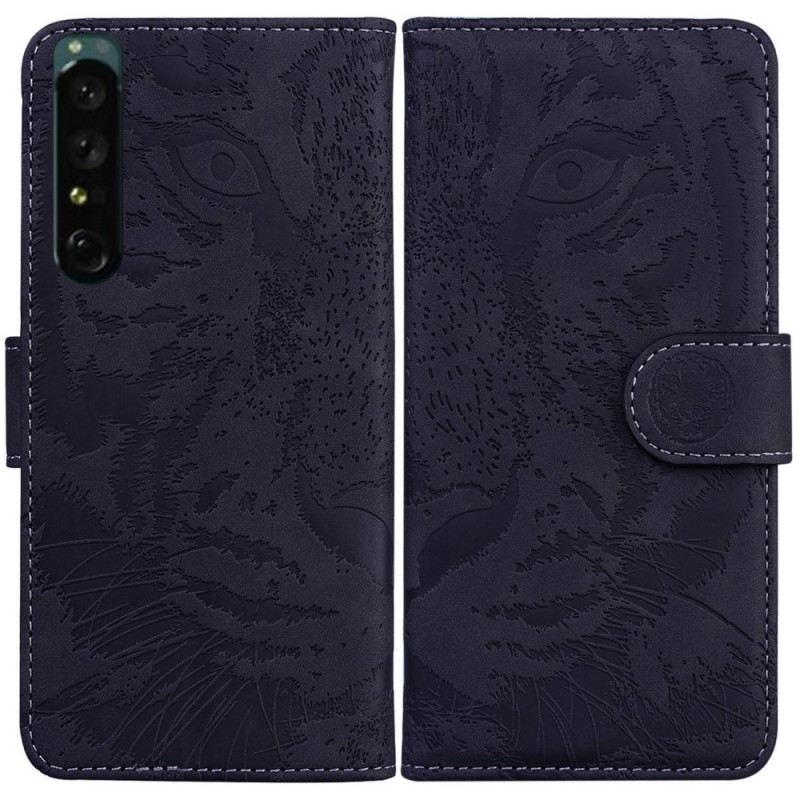 Kožna Futrola Sony Xperia 1 IV Print Tigra