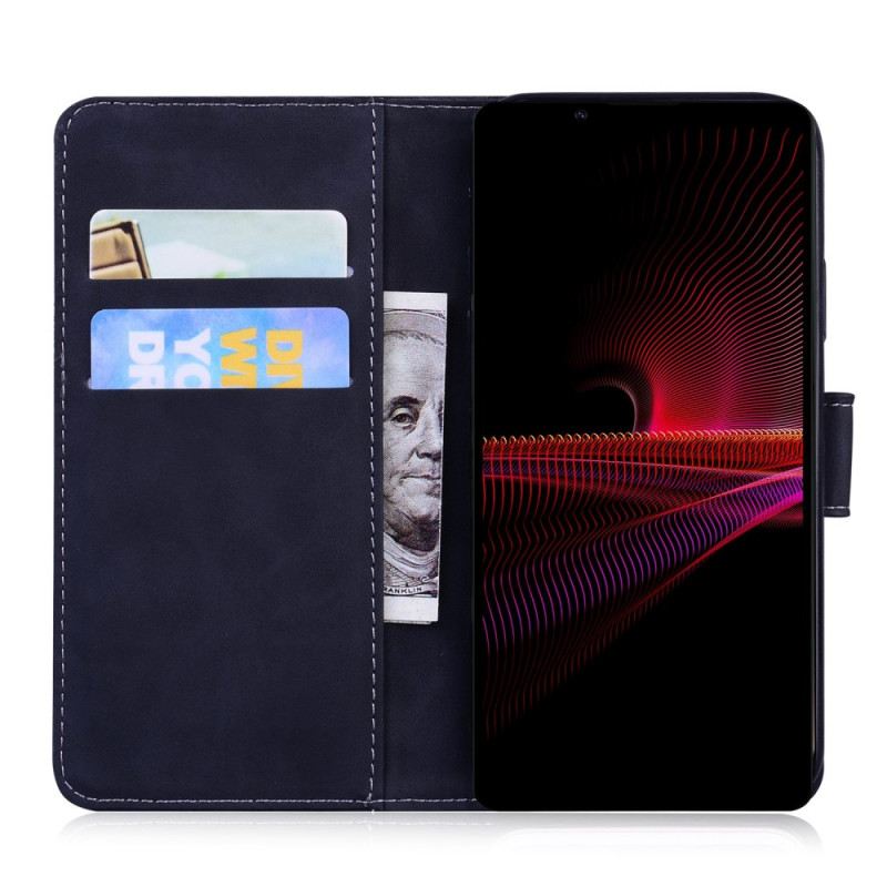 Kožna Futrola Sony Xperia 1 IV Print Tigra
