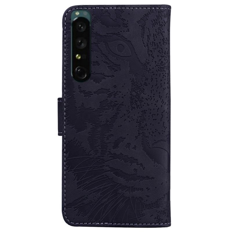 Kožna Futrola Sony Xperia 1 IV Print Tigra