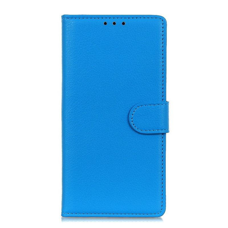 Kožna Futrola Sony Xperia 1 IV Tradicionalna Litchi Umjetna Koža