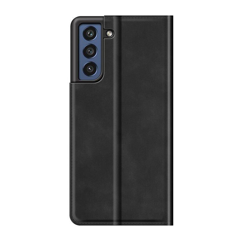 Flip Futrola Samsung Galaxy S21 FE Kožna Futrola Efekt Meke Kože