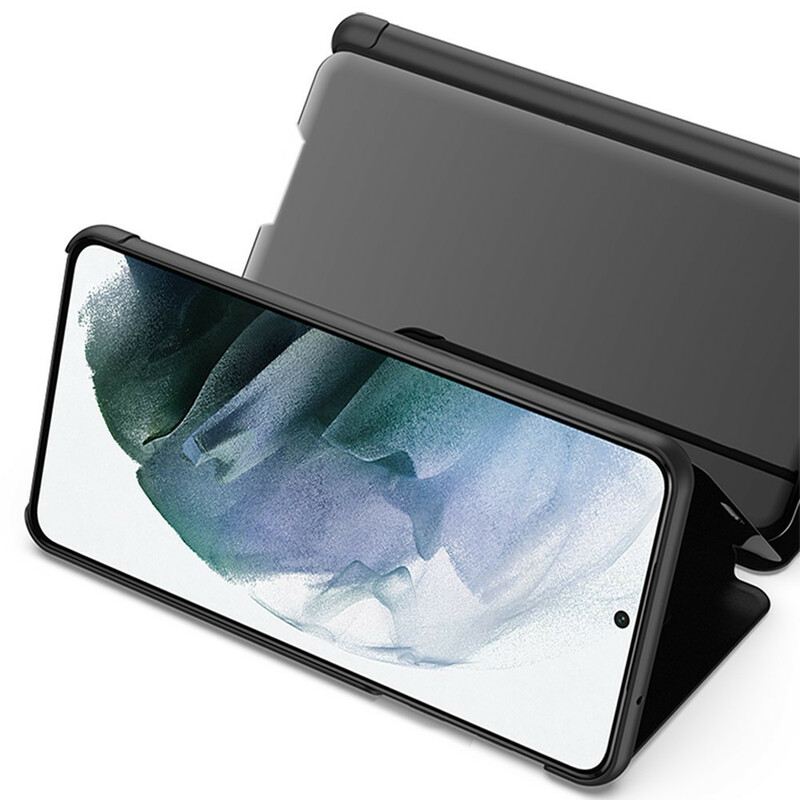 Flip Futrola Samsung Galaxy S21 FE Kožna Futrola Ogledalo