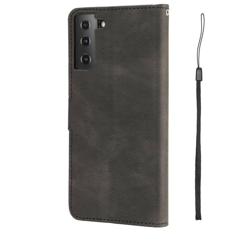 Futrola Samsung Galaxy S21 FE Efekt Kože S Remenom