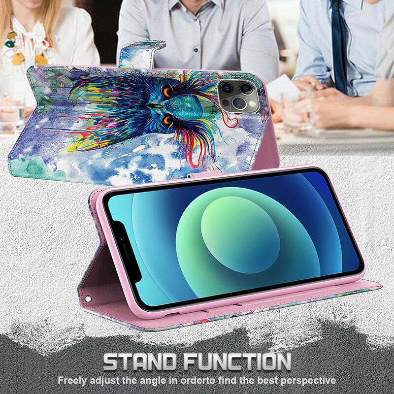 Kožna Futrola Samsung Galaxy S21 FE Akvarel Ptica