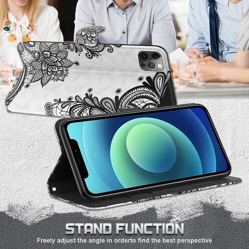 Kožna Futrola Samsung Galaxy S21 FE Chic Čipka