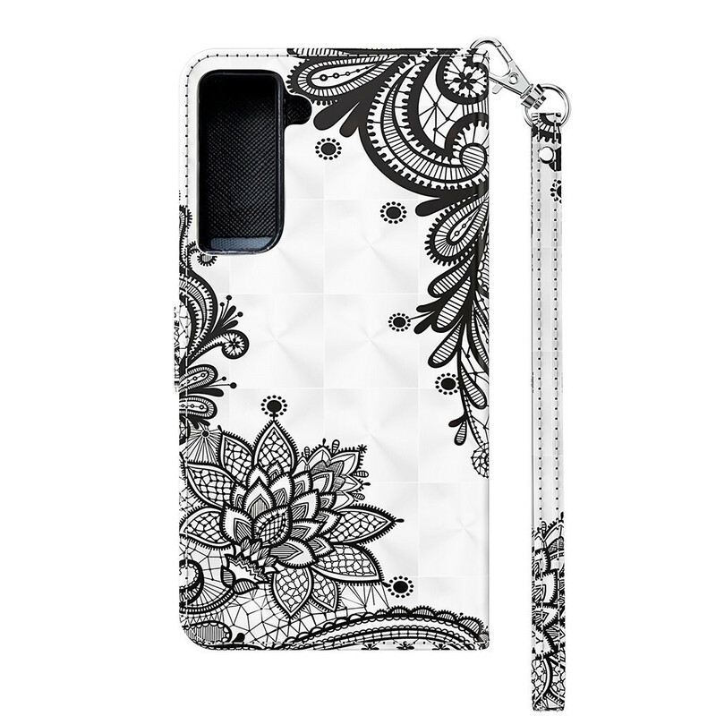 Kožna Futrola Samsung Galaxy S21 FE Chic Čipka