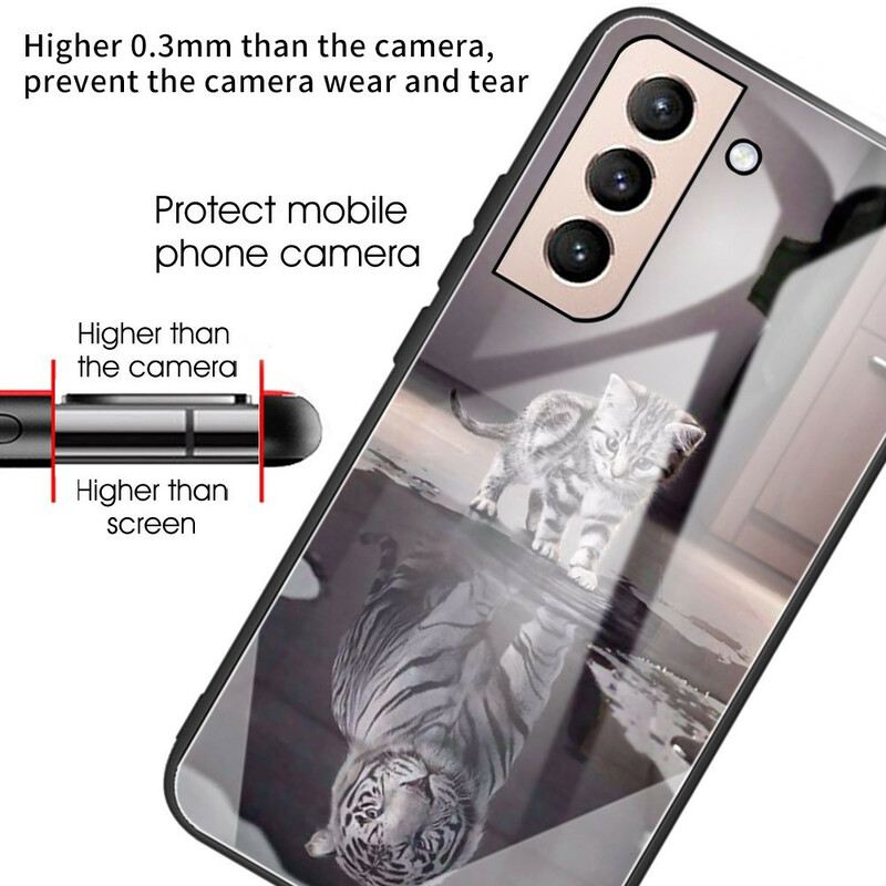 Maskica Samsung Galaxy S21 FE Kaljeno Staklo Ernest Tigar