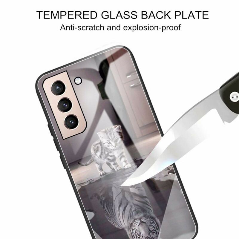 Maskica Samsung Galaxy S21 FE Kaljeno Staklo Ernest Tigar