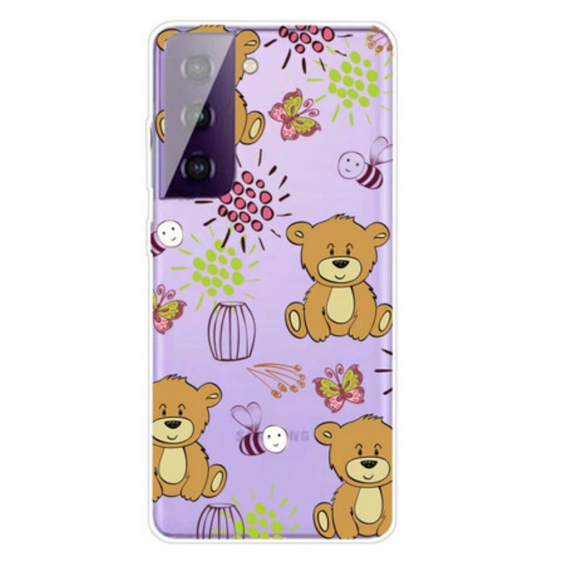 Maskica Samsung Galaxy S21 FE Teddy Bears Top