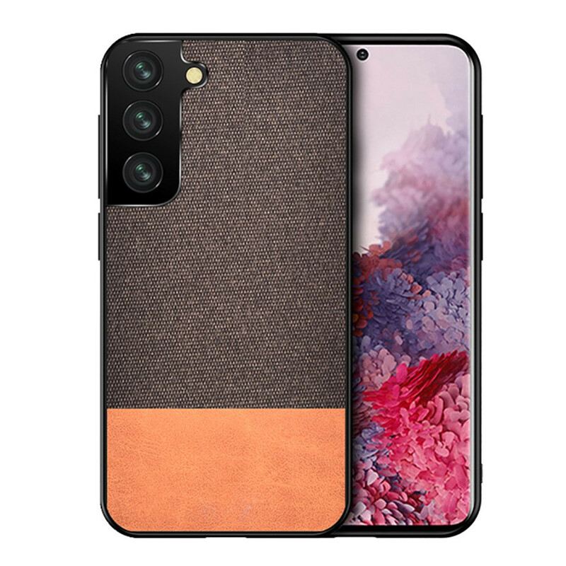 Maskica Samsung Galaxy S21 FE Umjetna Koža I Tkanina
