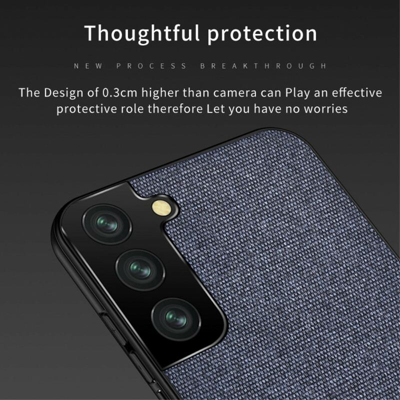 Maskica Samsung Galaxy S21 FE Umjetna Koža I Tkanina
