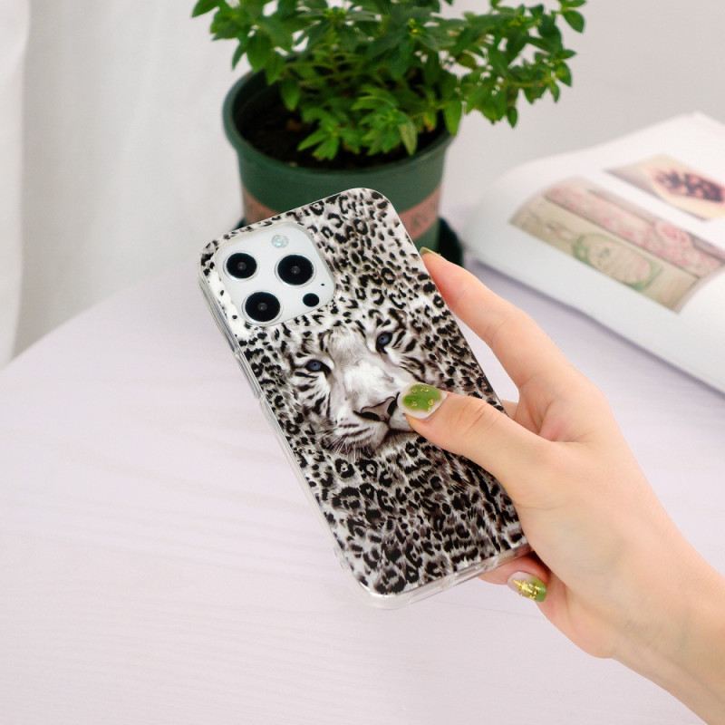 Maskica iPhone 15 Pro Max Fluorescentni Leopard