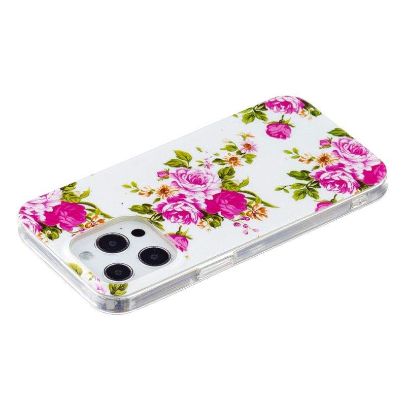 Maskica iPhone 15 Pro Max Fluorescentno Cvijeće