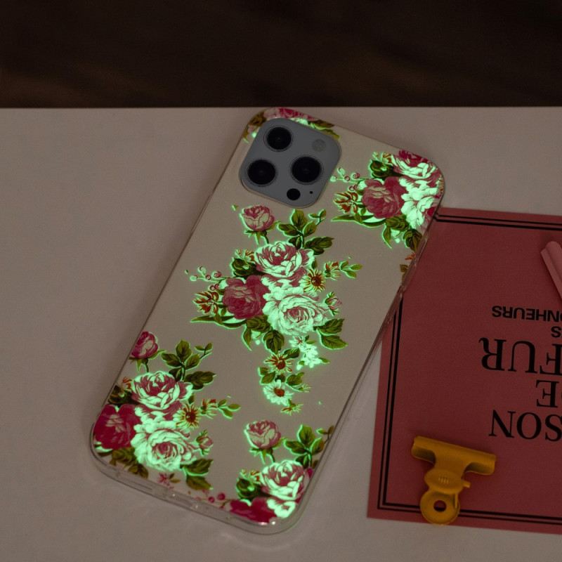 Maskica iPhone 15 Pro Max Fluorescentno Cvijeće