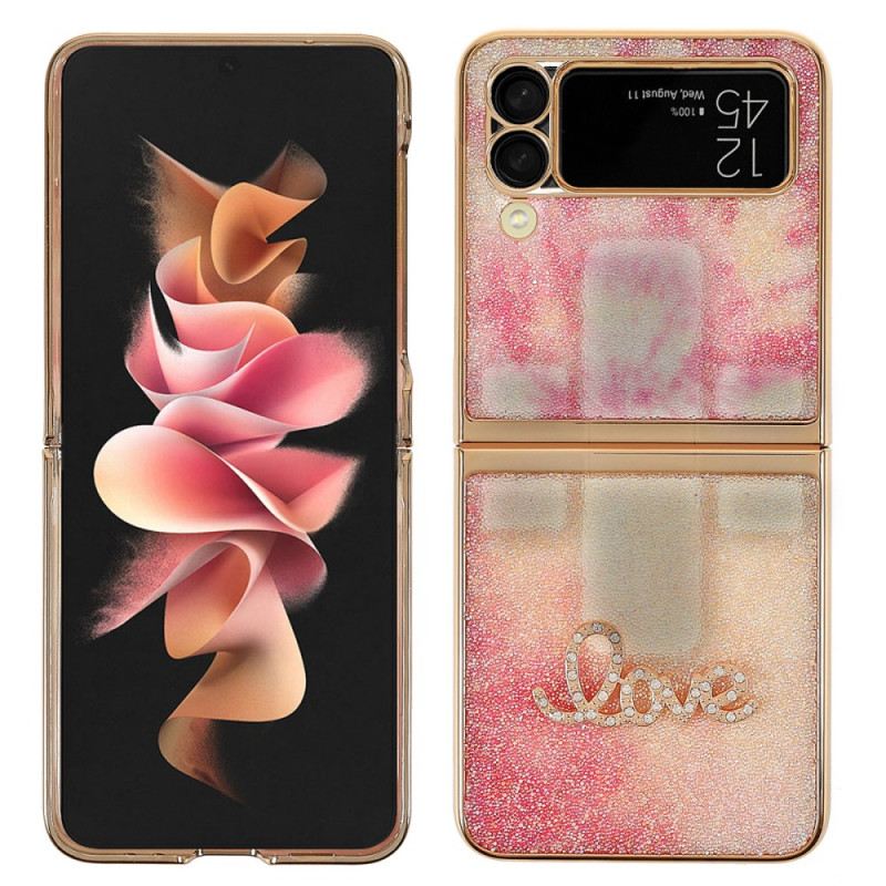 Flip Futrola Samsung Galaxy Z Flip 3 5G Kožna Futrola Ljubav