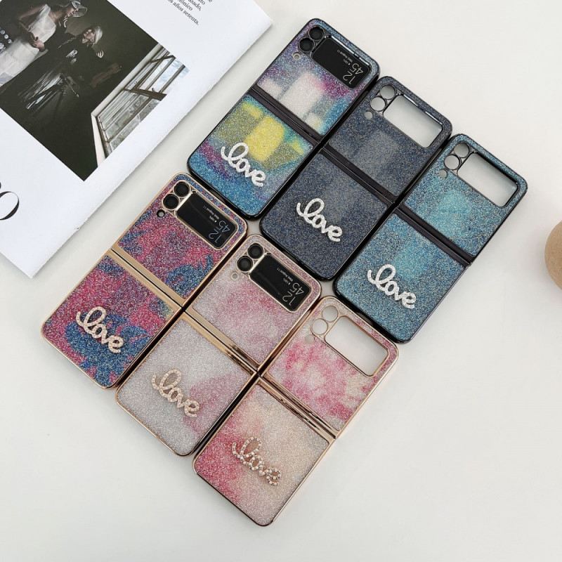 Flip Futrola Samsung Galaxy Z Flip 3 5G Kožna Futrola Ljubav