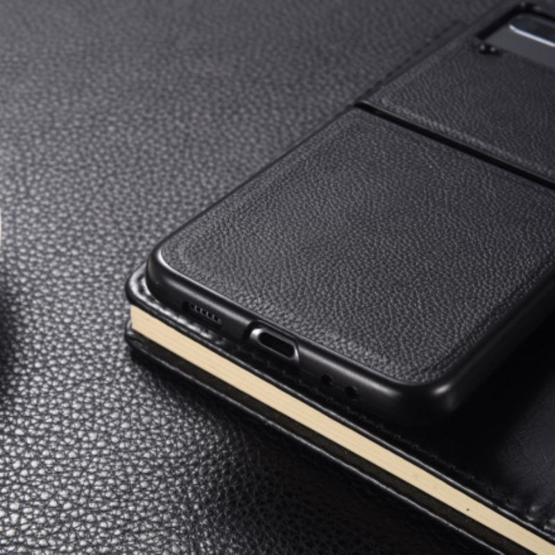 Flip Futrola Samsung Galaxy Z Flip 3 5G Kožna Futrola Prava Koža