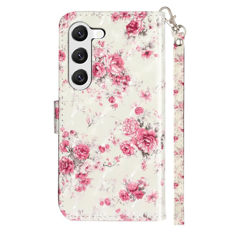 Flip Futrola Samsung Galaxy S24 5g Maskice Za Mobitele Ruže S Remenom