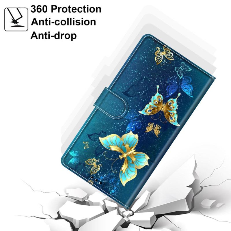 Kožna Futrola Samsung Galaxy S24 5g Dva Leptira S Remenom