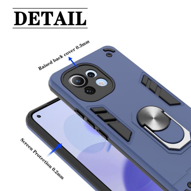 Maskica Xiaomi Mi 11 (5G) Odvojivi Metalni Nosač Prstena