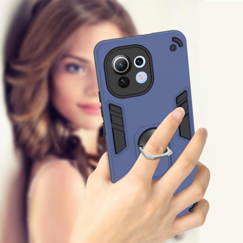 Maskica Xiaomi Mi 11 (5G) Odvojivi Metalni Nosač Prstena