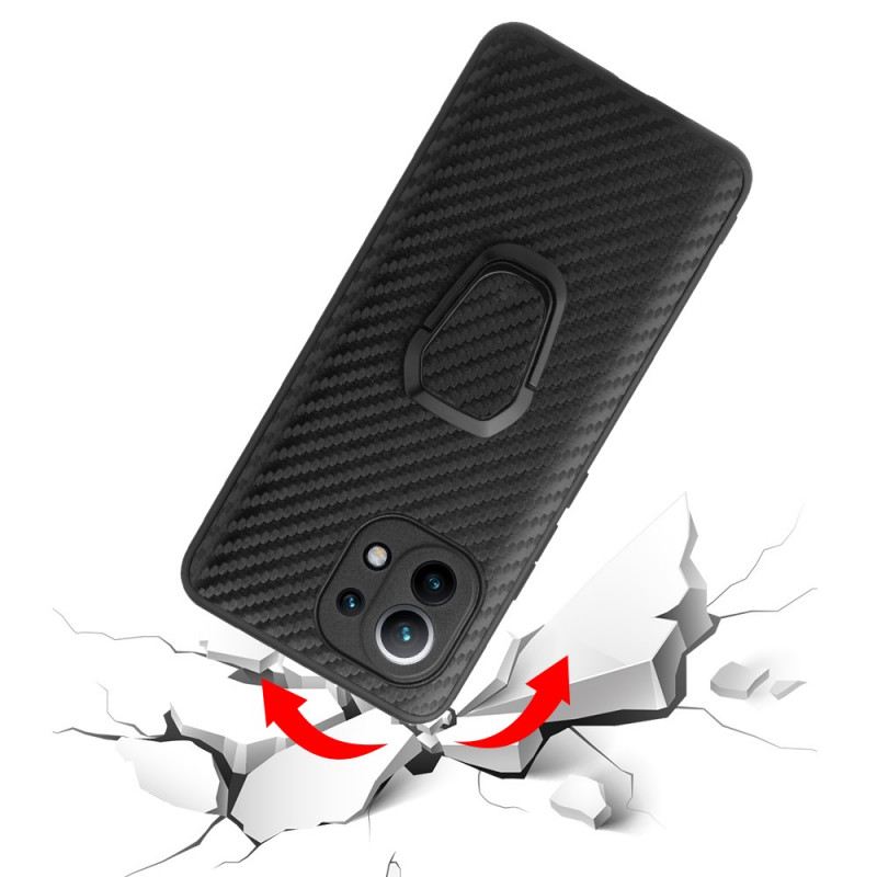 Maskica Xiaomi Mi 11 (5G) Prsten-potpora U Stilu Leoparda