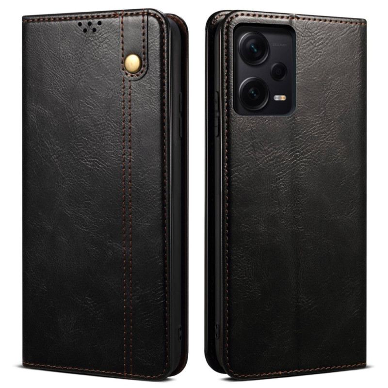 Flip Futrola Xiaomi Redmi Note 12 Pro Kožna Futrola Masna Koža