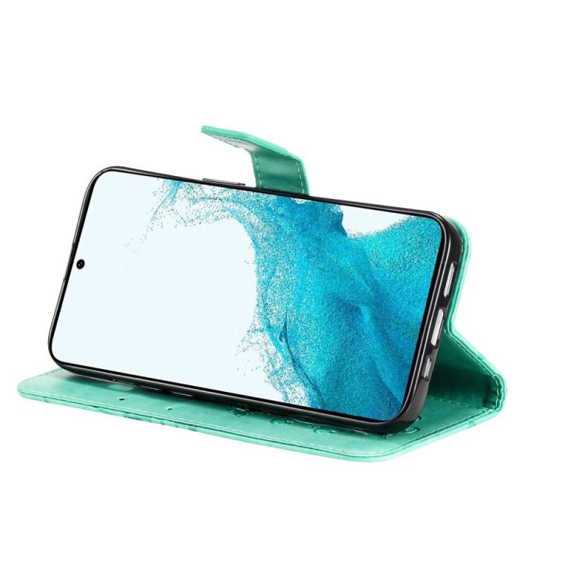 Kožna Futrola Samsung Galaxy S23 5G Divovski Leptiri Na Remenu