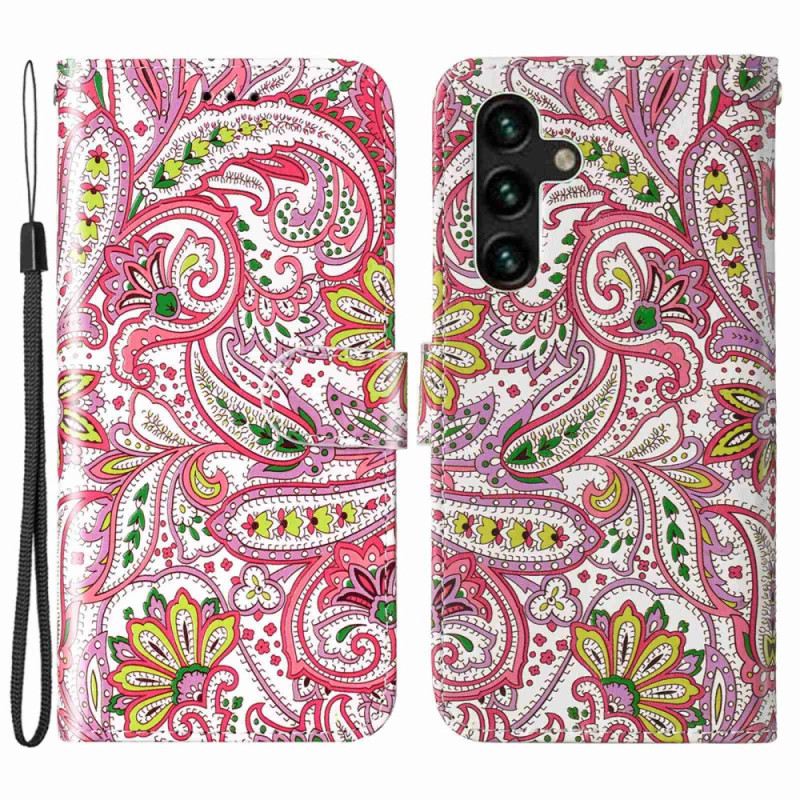 Kožna Futrola Samsung Galaxy S23 5G Stil Od Kašmira S Remenom