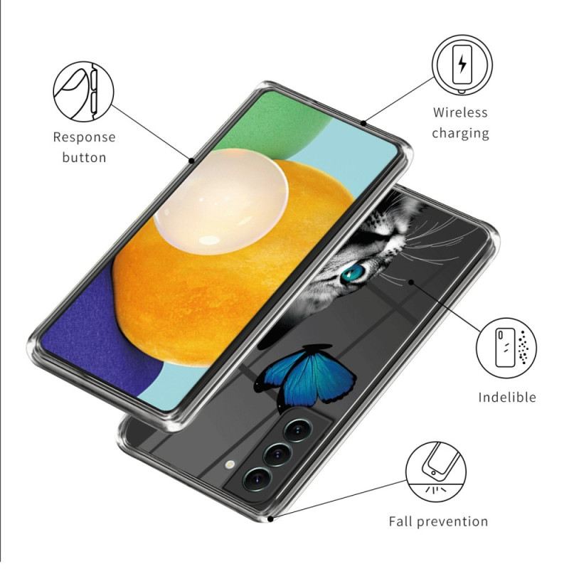 Maskica Samsung Galaxy S23 5G Mačka I Leptir