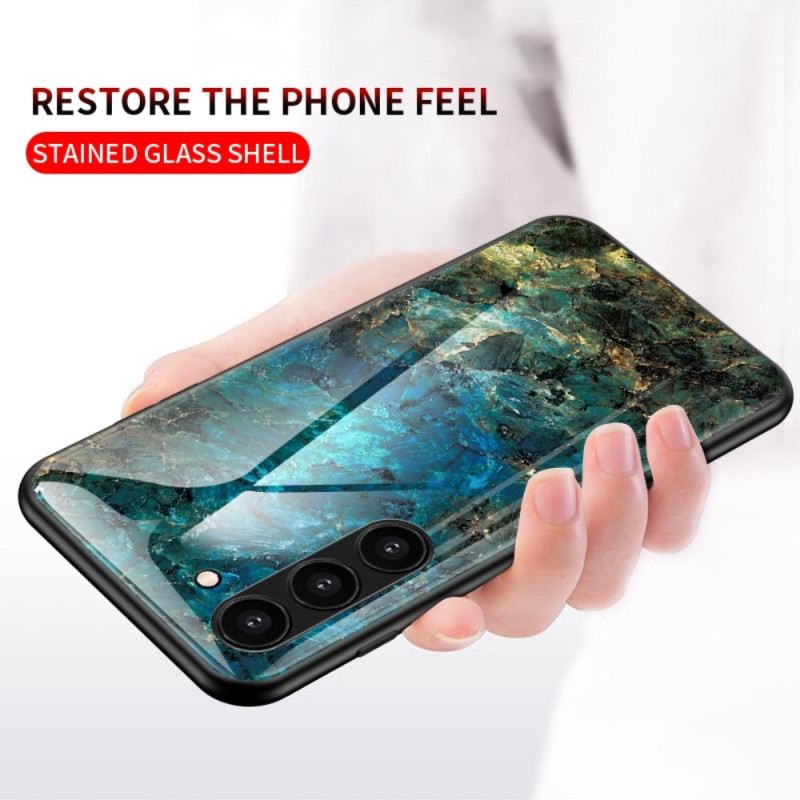 Maskica Samsung Galaxy S23 5G Mramorno Kaljeno Staklo