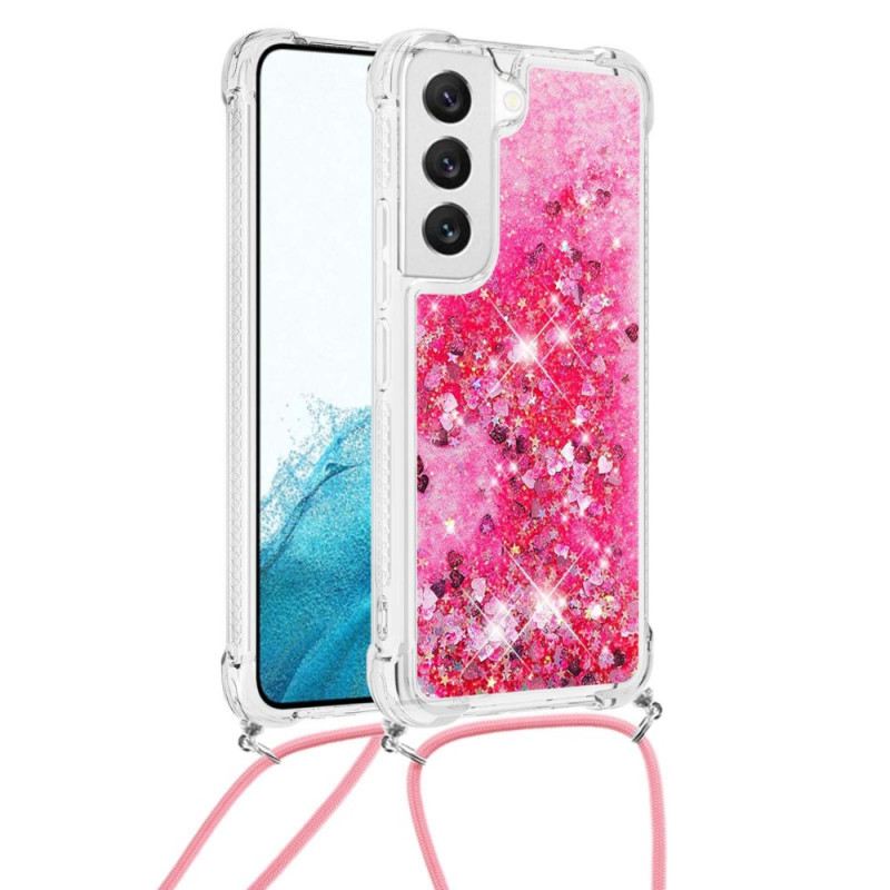 Maskica Samsung Galaxy S23 5G Šljokice S Uzicom