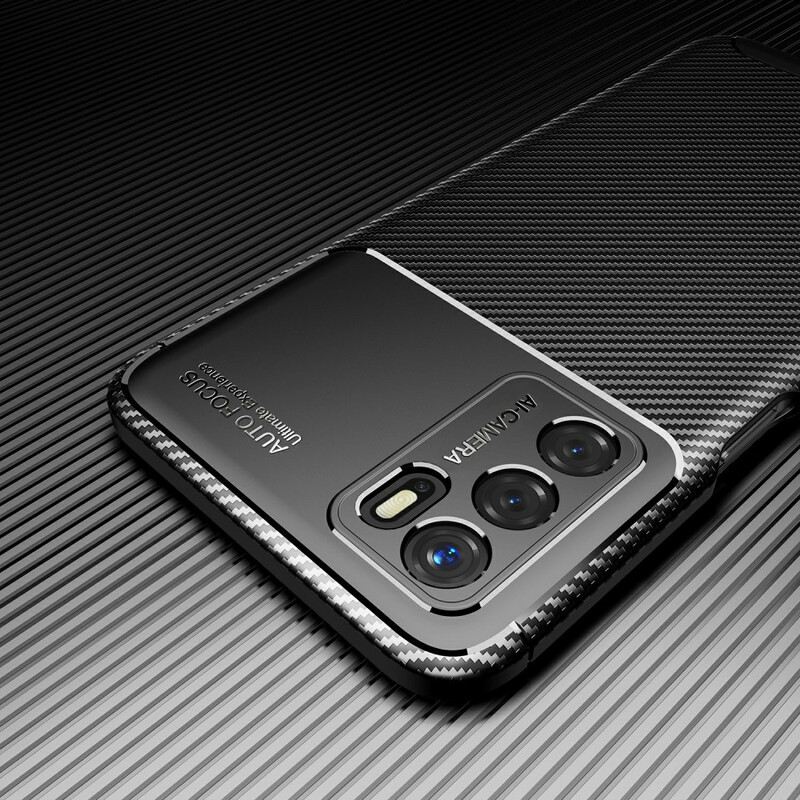 Maskica Oppo A16 / A16s Fleksibilna Tekstura Karbonskih Vlakana