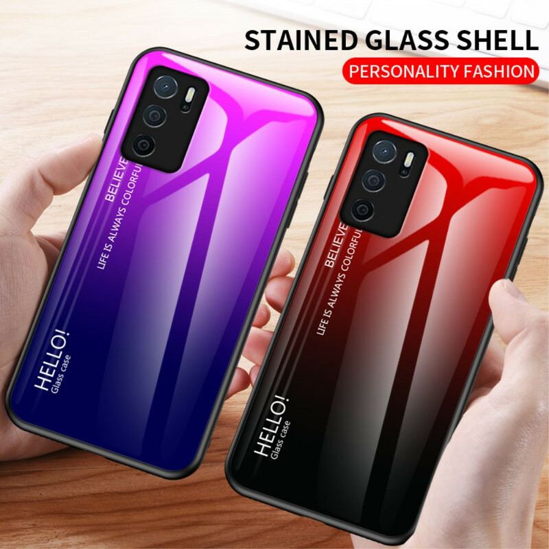 Maskica Oppo A16 / A16s Kaljeno Staklo Pozdrav