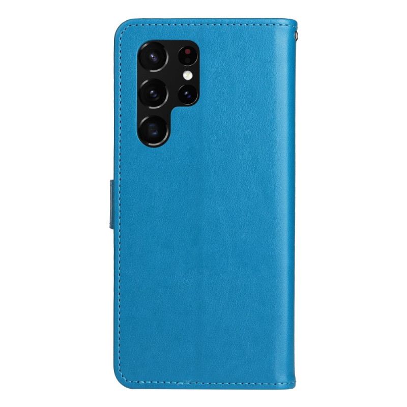 Futrola Samsung Galaxy S23 Ultra 5G Mačka S Remenom I Pčele