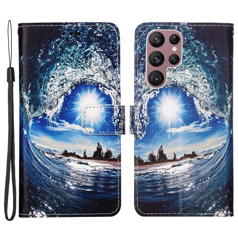 Kožna Futrola Samsung Galaxy S23 Ultra 5G Voli Val