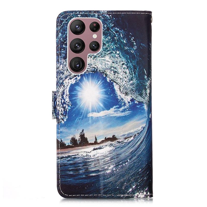 Kožna Futrola Samsung Galaxy S23 Ultra 5G Voli Val