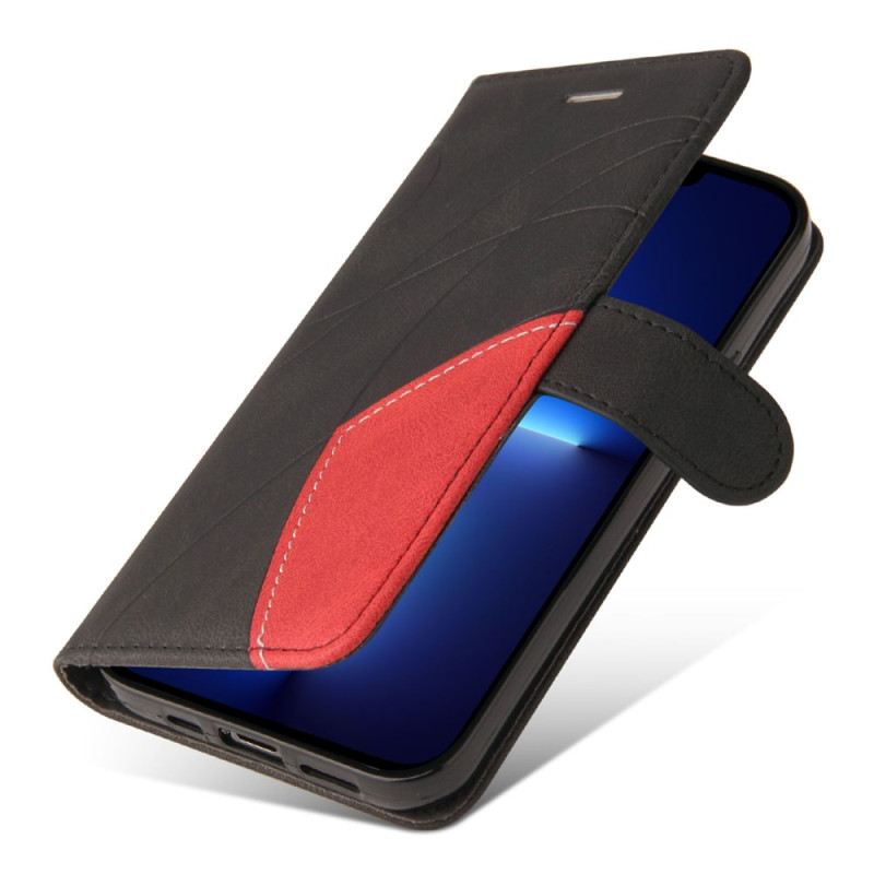 Kožna Futrola iPhone 14 Pro Max Dvobojni Remen
