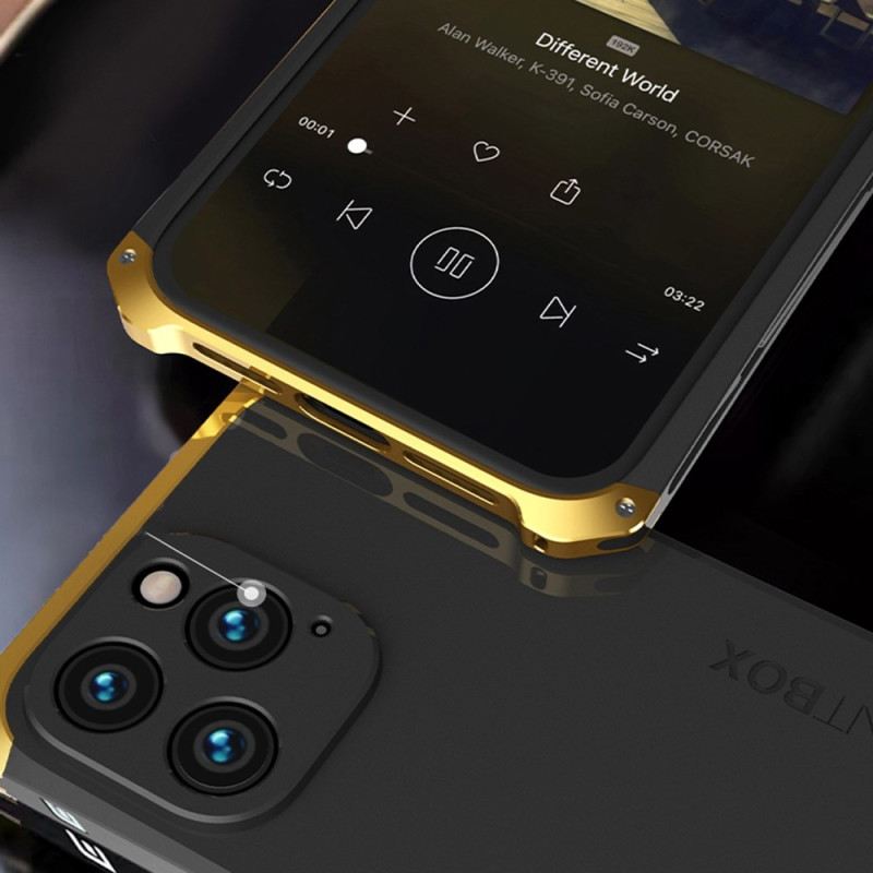 Maskica iPhone 14 Pro Max Dvobojni Metalni Okvir