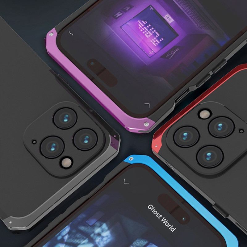 Maskica iPhone 14 Pro Max Dvobojni Metalni Okvir