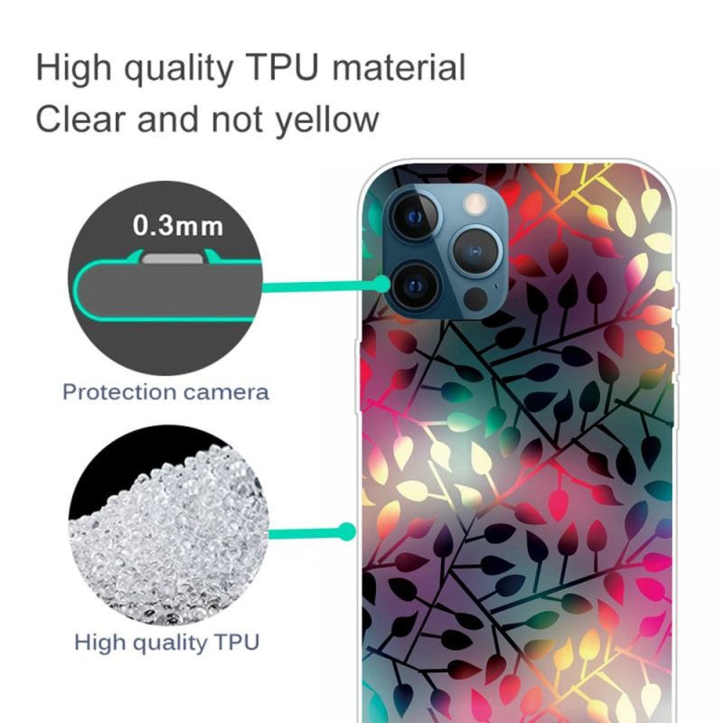 Maskica iPhone 14 Pro Max Lišće