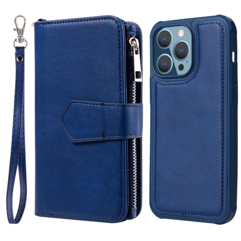 Maskica iPhone 14 Pro Max Novčanik Novčanik S Odvojivim