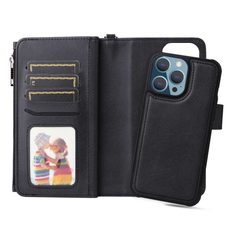 Maskica iPhone 14 Pro Max Novčanik Novčanik S Odvojivim