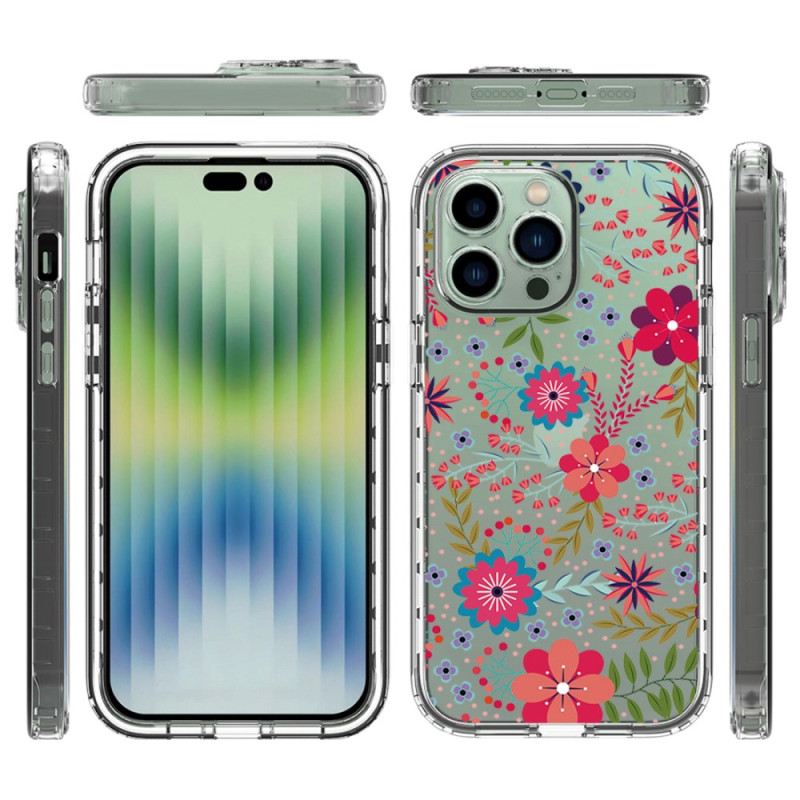 Maskica iPhone 14 Pro Max Poboljšani Cvjetni