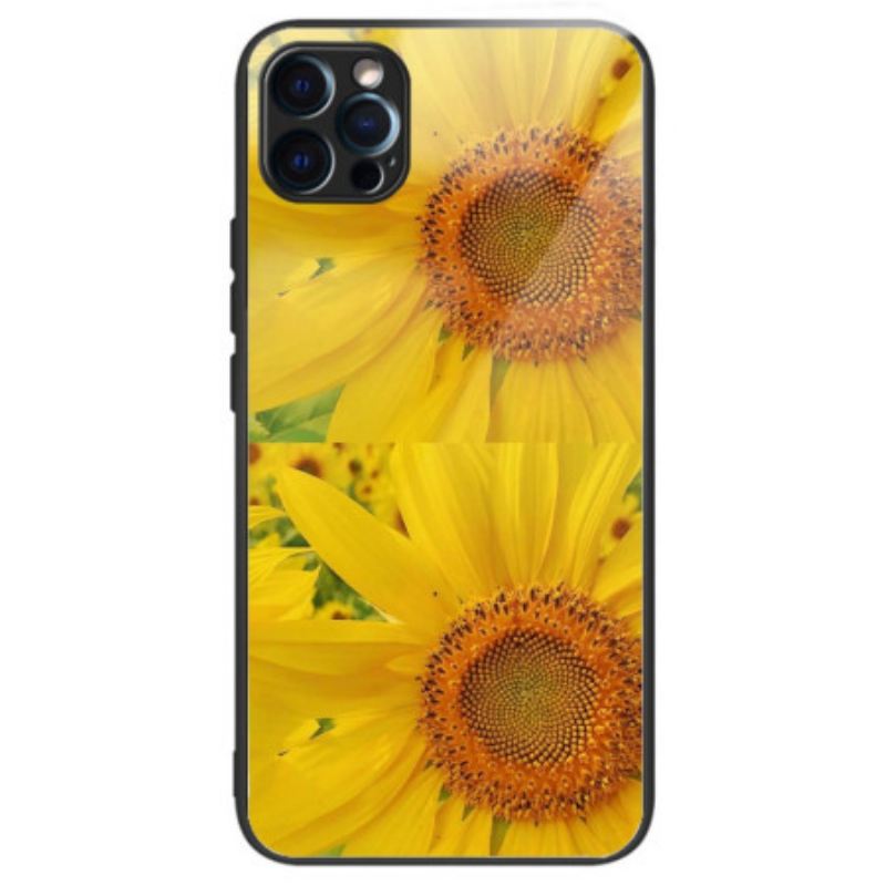 Maskica iPhone 14 Pro Max Suncokreti Od Kaljenog Stakla
