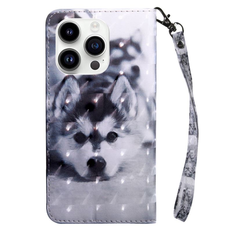 Futrola iPhone 15 Pro Psić S Remenom