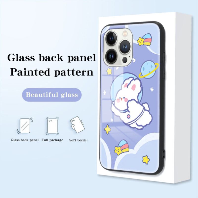 Maskica iPhone 15 Pro Sretan Zec Kaljeno Staklo