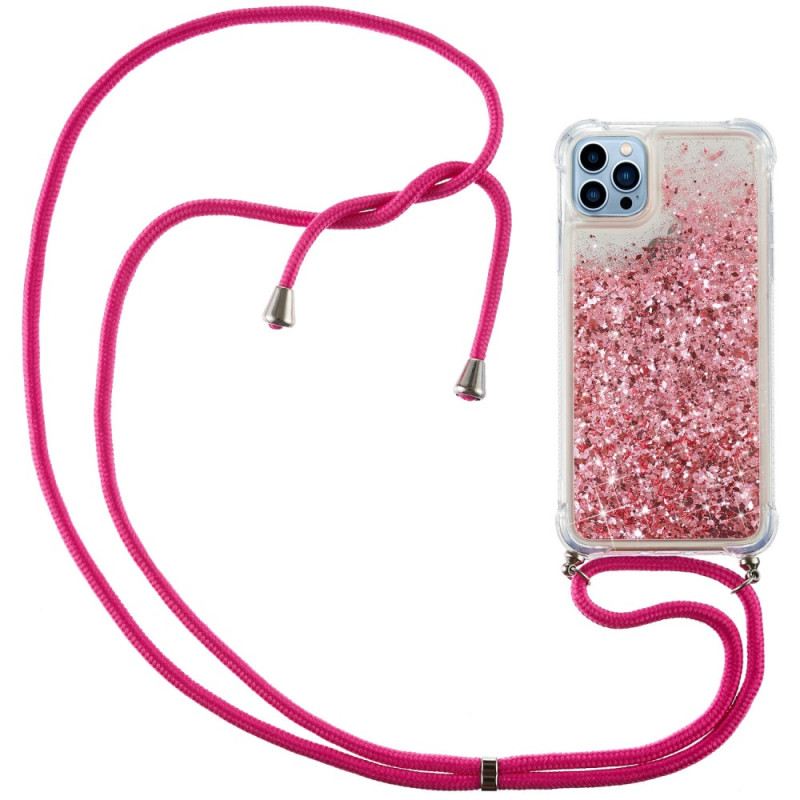 Maskica iPhone 15 Pro Uzica Sa Šljokicama